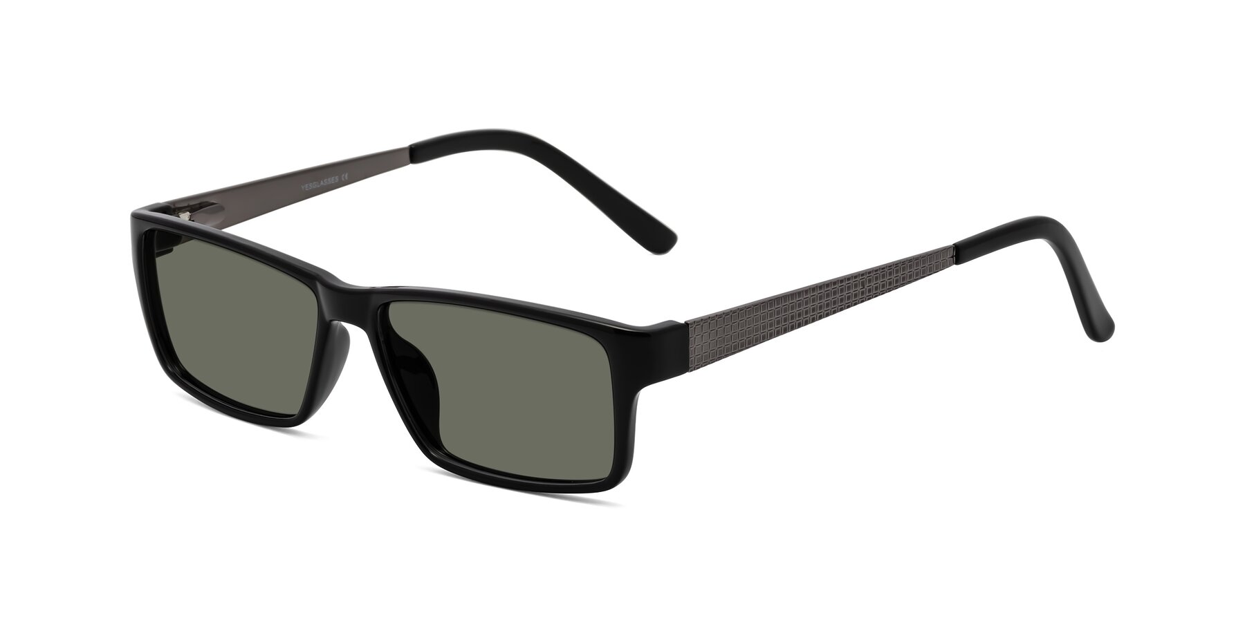 Angle of Natural in Black with Gray Polarized Lenses