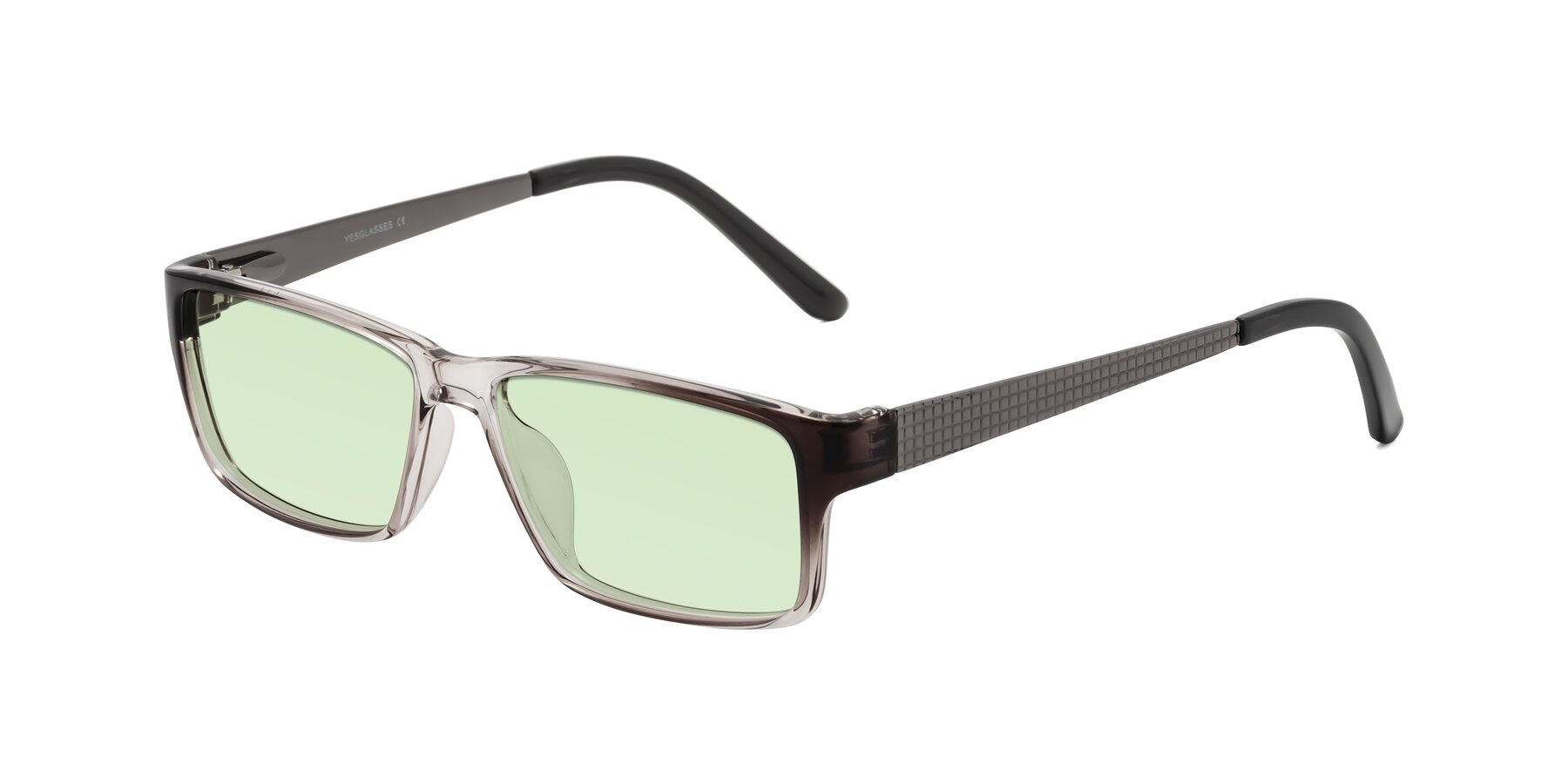 Angle of Natural in Gradient Gray with Light Green Tinted Lenses