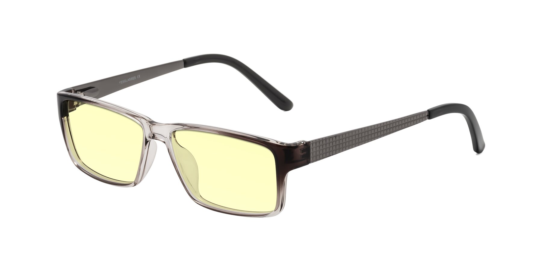 Angle of Natural in Gradient Gray with Light Yellow Tinted Lenses