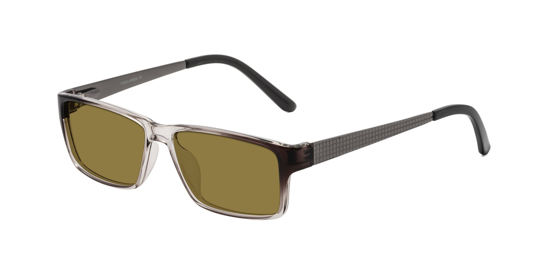 Angle of Natural in Gradient Gray with Brown Polarized Lenses