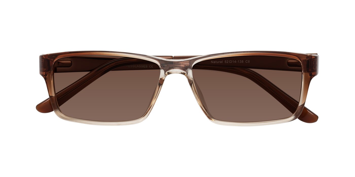 Natural - Gradient Brown Tinted Sunglasses