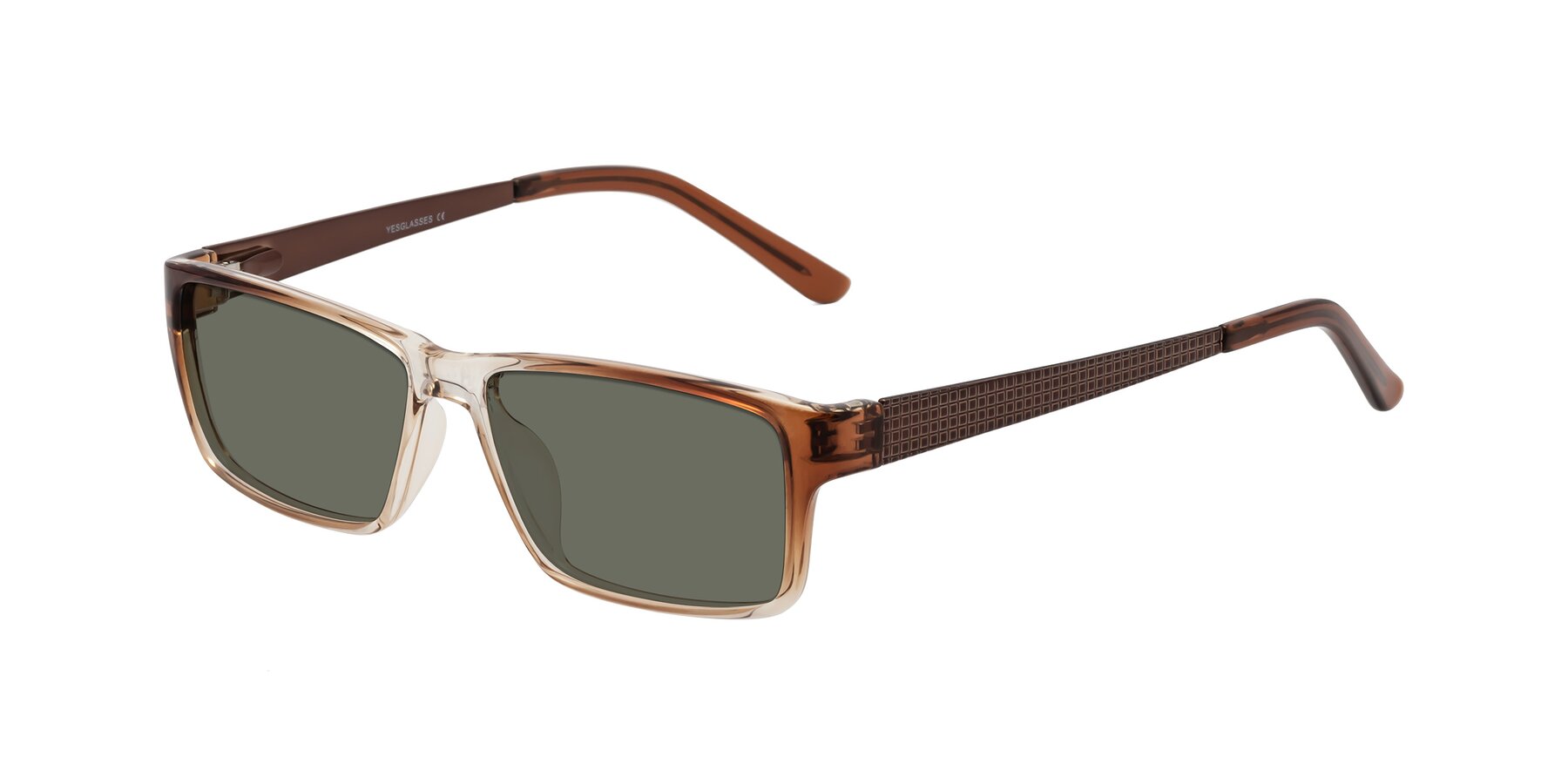 Angle of Natural in Gradient Brown with Gray Polarized Lenses