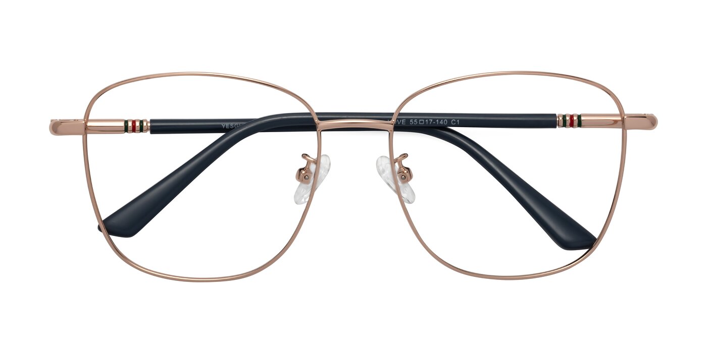 Love - Gold Eyeglasses