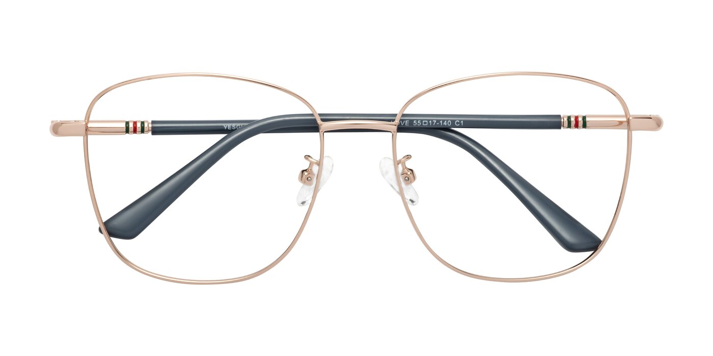 Love - Gold Eyeglasses