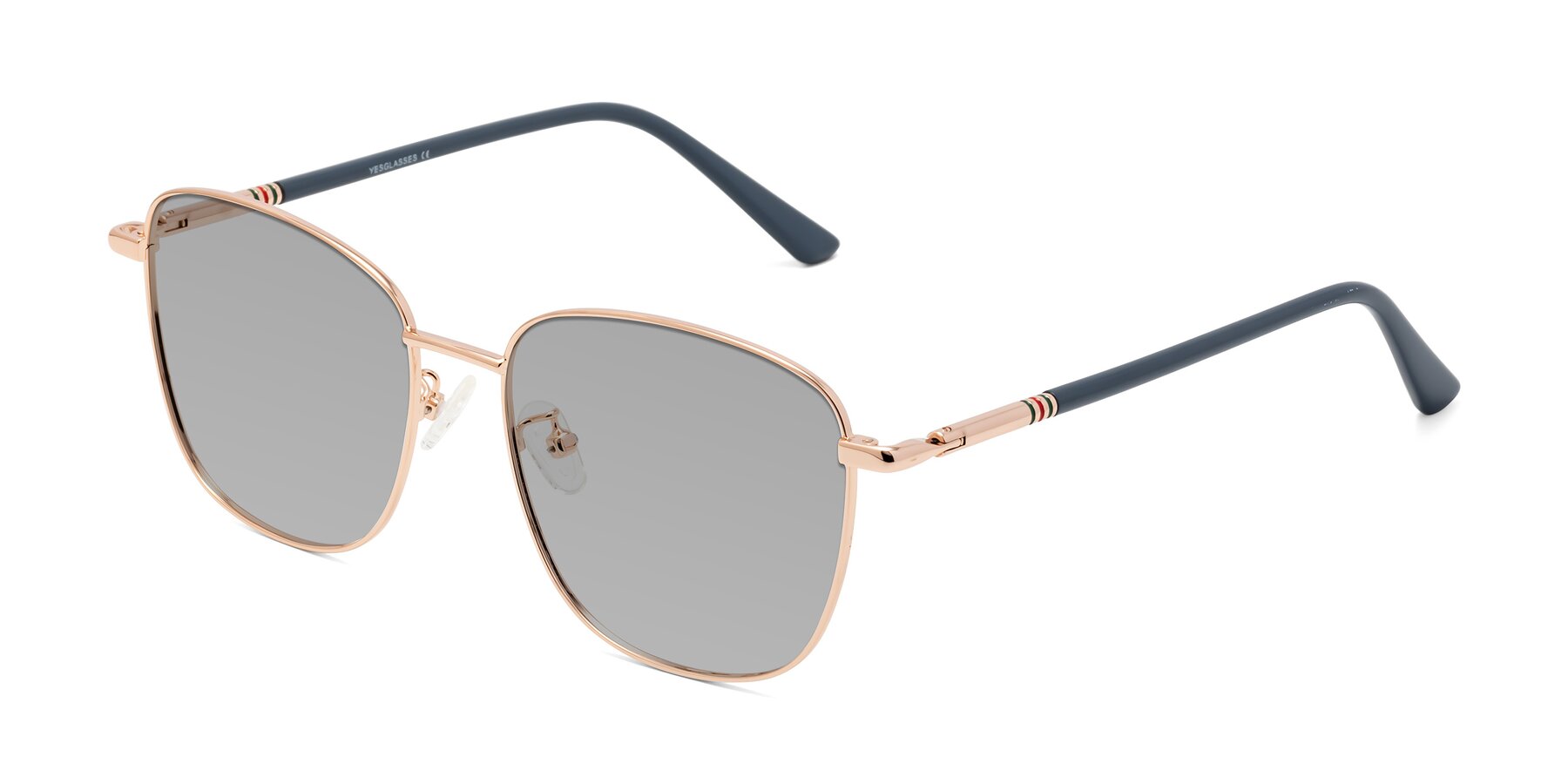 Angle of Love in Gold with Light Gray Tinted Lenses