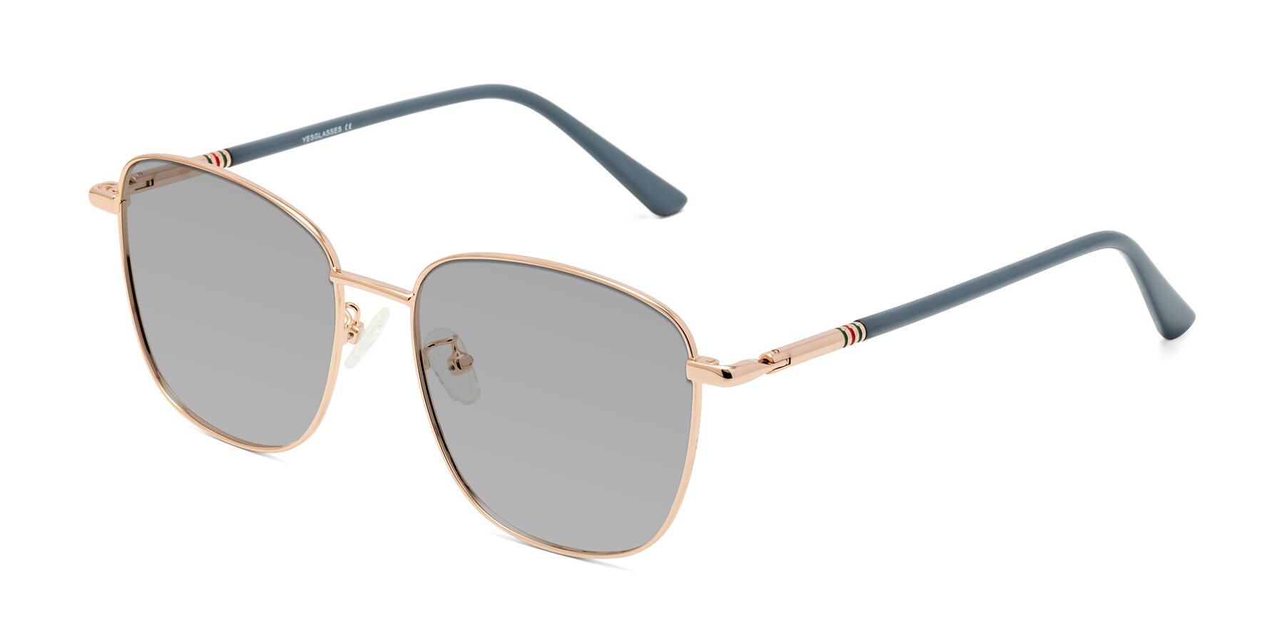 Angle of Love in Gold with Light Gray Tinted Lenses