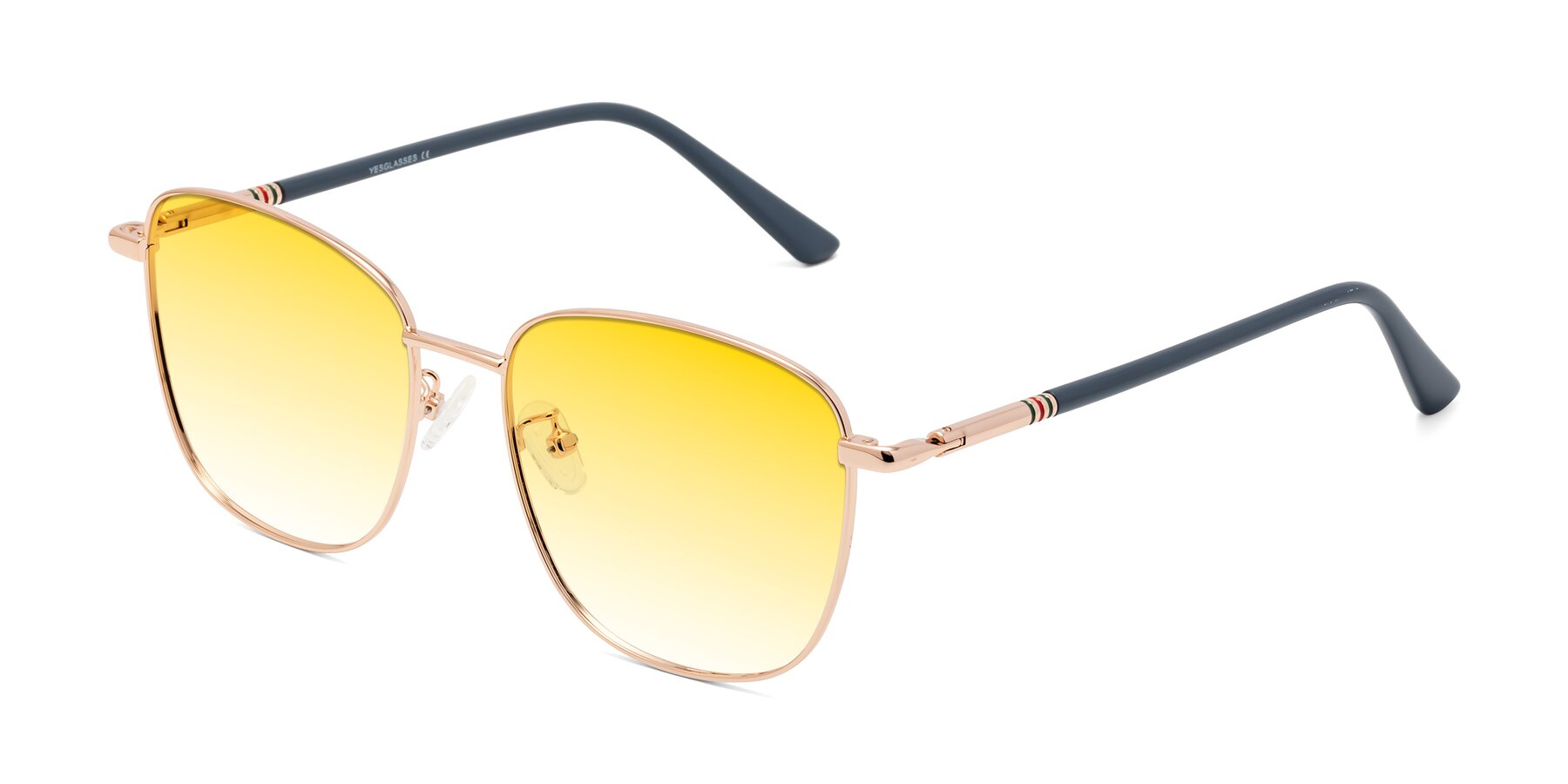 Angle of Love in Gold with Yellow Gradient Lenses