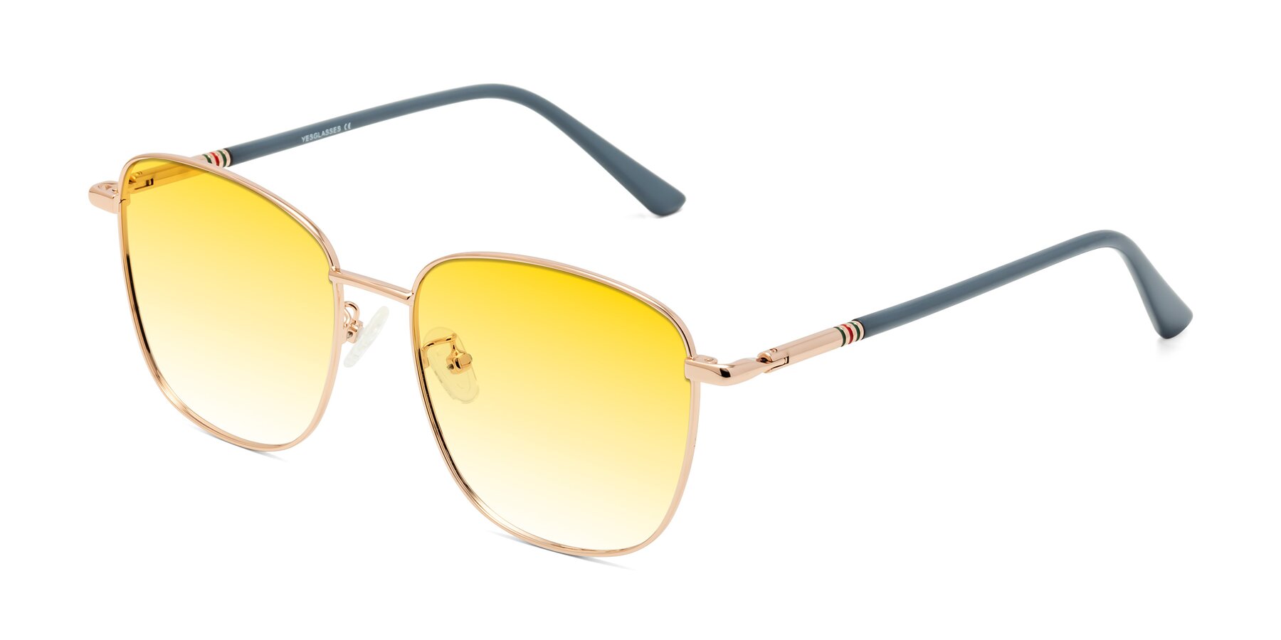 Angle of Love in Gold with Yellow Gradient Lenses