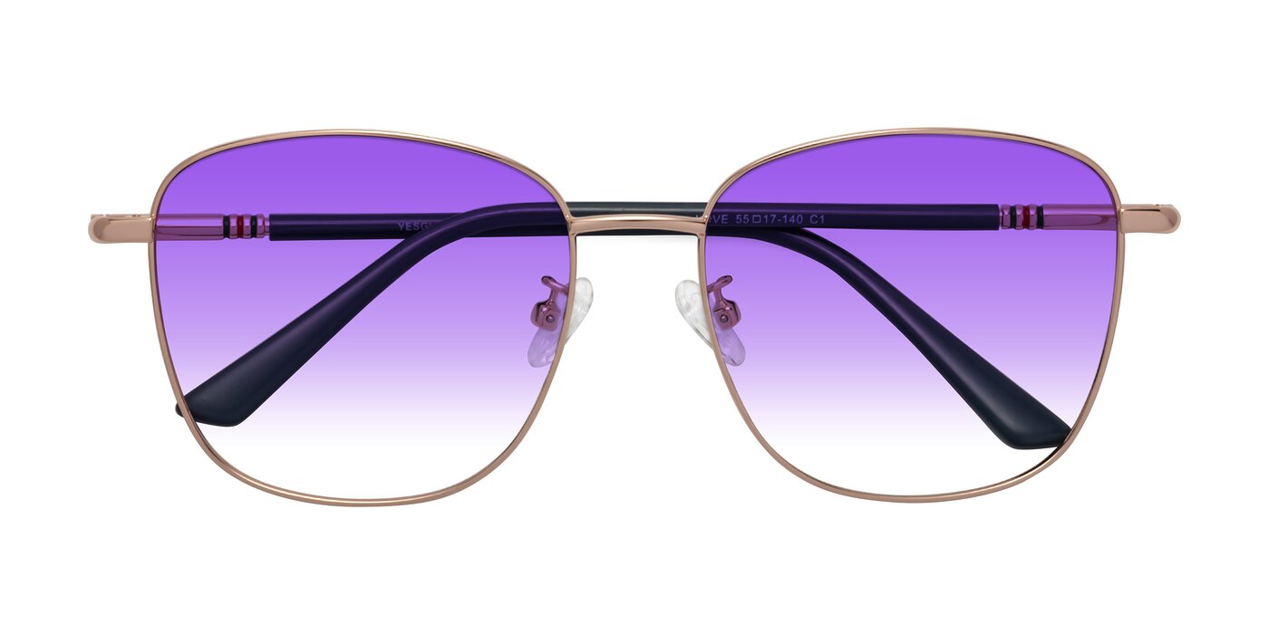 Love - Gold Gradient Sunglasses