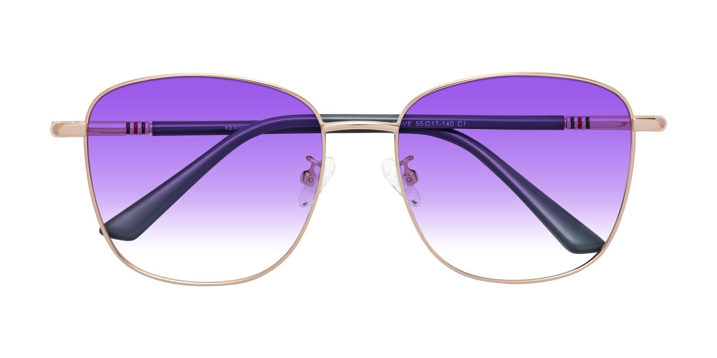Love - Gold Gradient Sunglasses