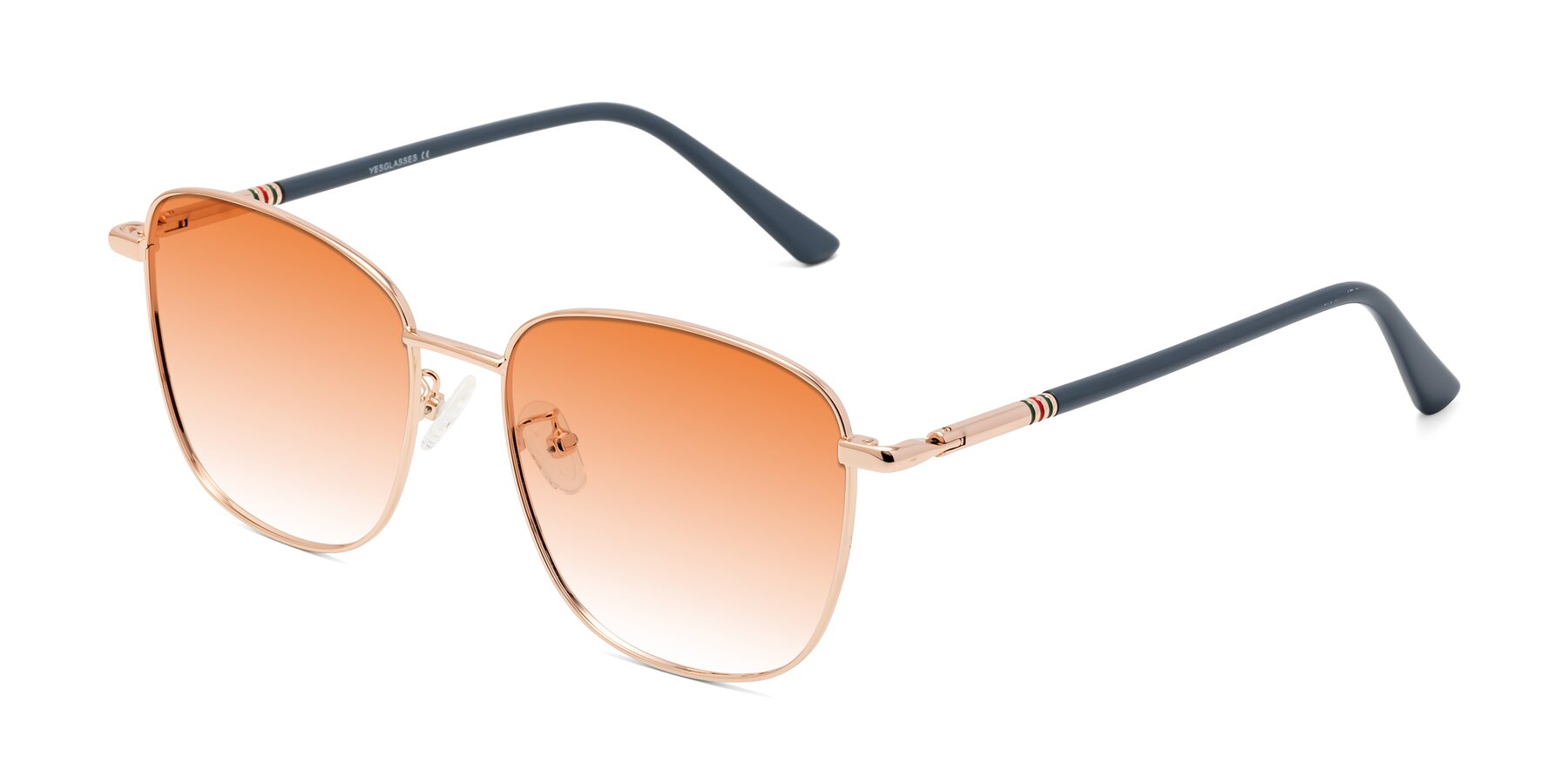 Angle of Love in Gold with Orange Gradient Lenses