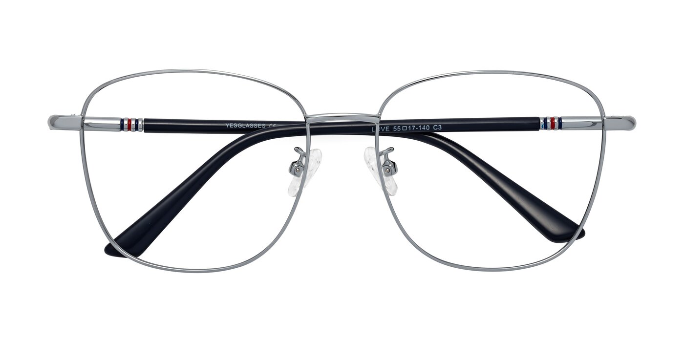 Love - Silver Eyeglasses