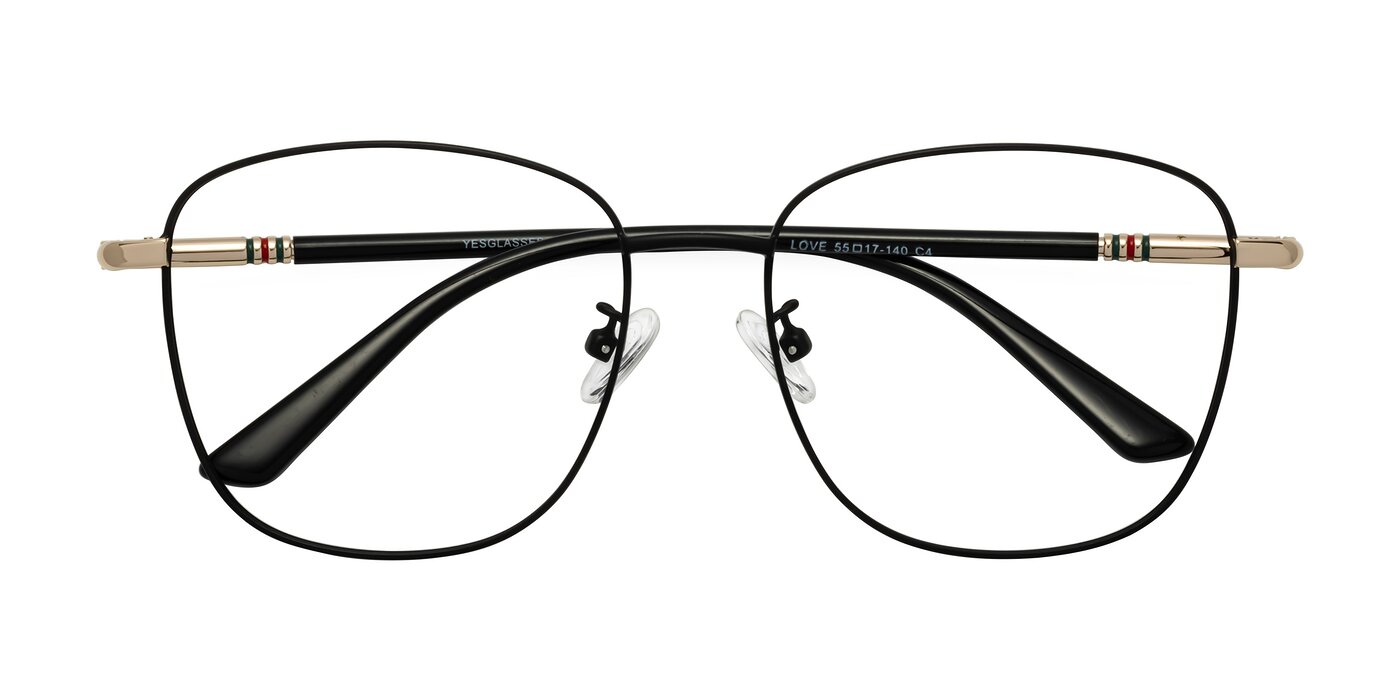 Love - Black Eyeglasses