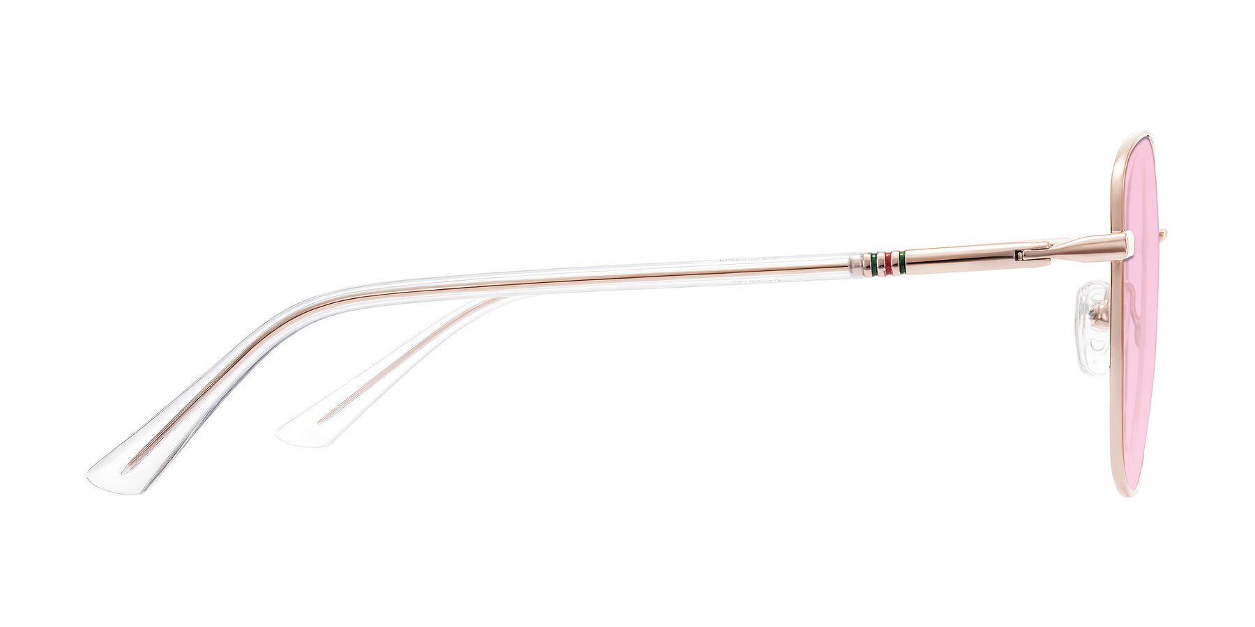 Side of Love in Rose Gold with Light Pink Tinted Lenses