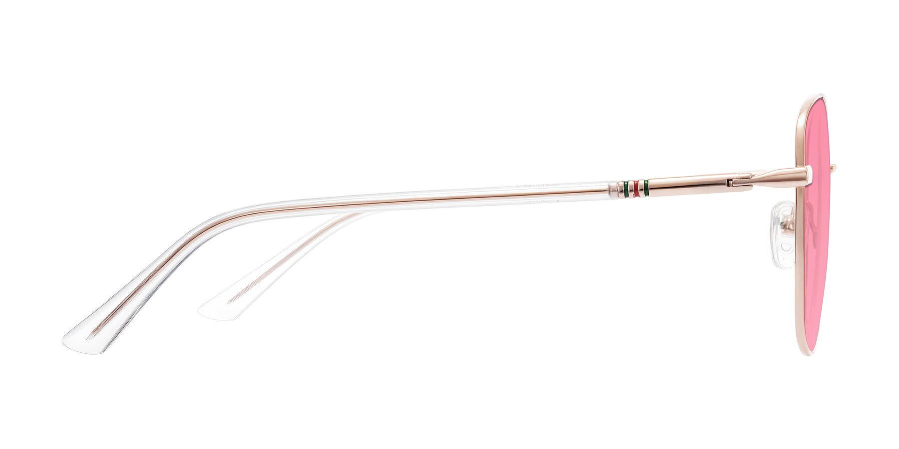 Side of Love in Rose Gold with Pink Tinted Lenses