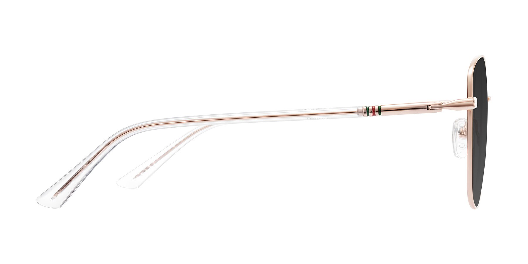 Side of Love in Rose Gold with Gray Tinted Lenses