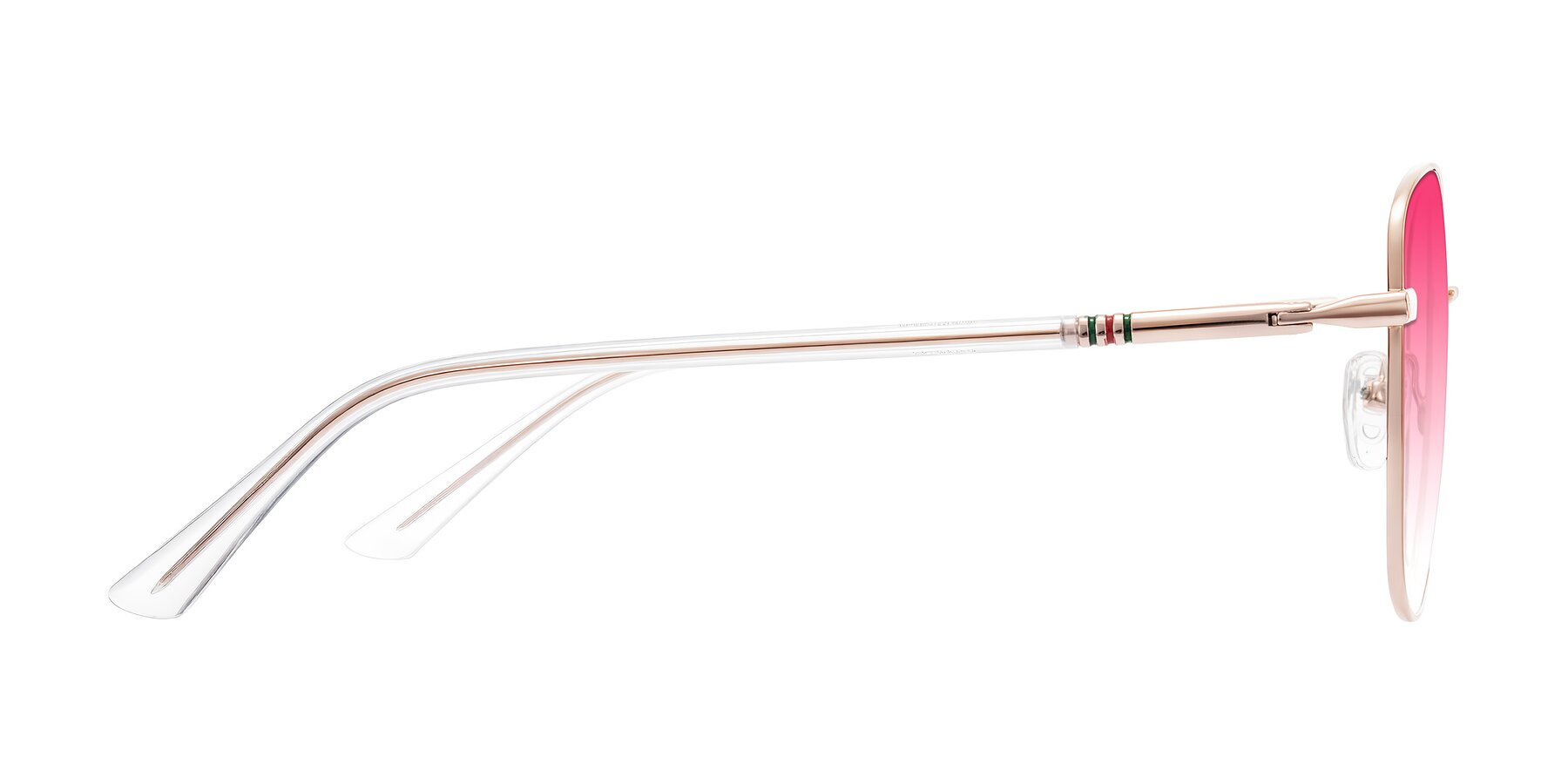 Side of Love in Rose Gold with Pink Gradient Lenses