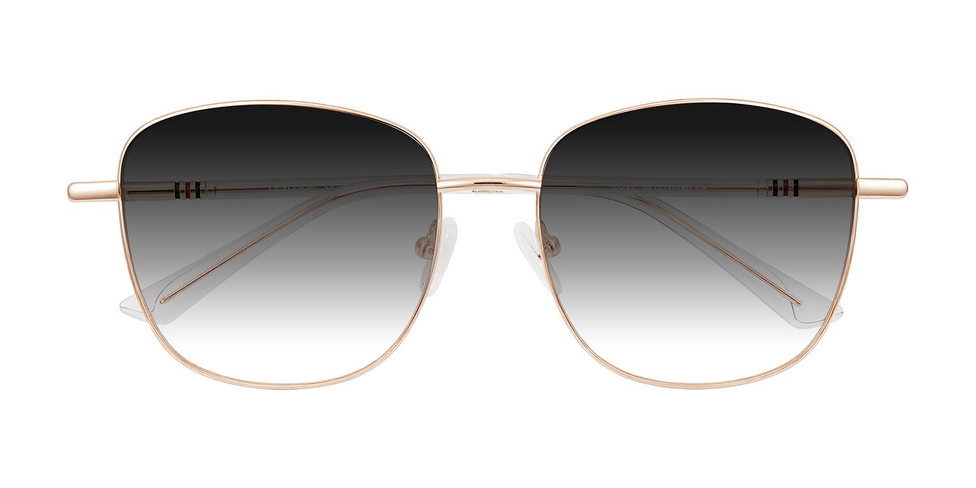 Love - Rose Gold Gradient Sunglasses