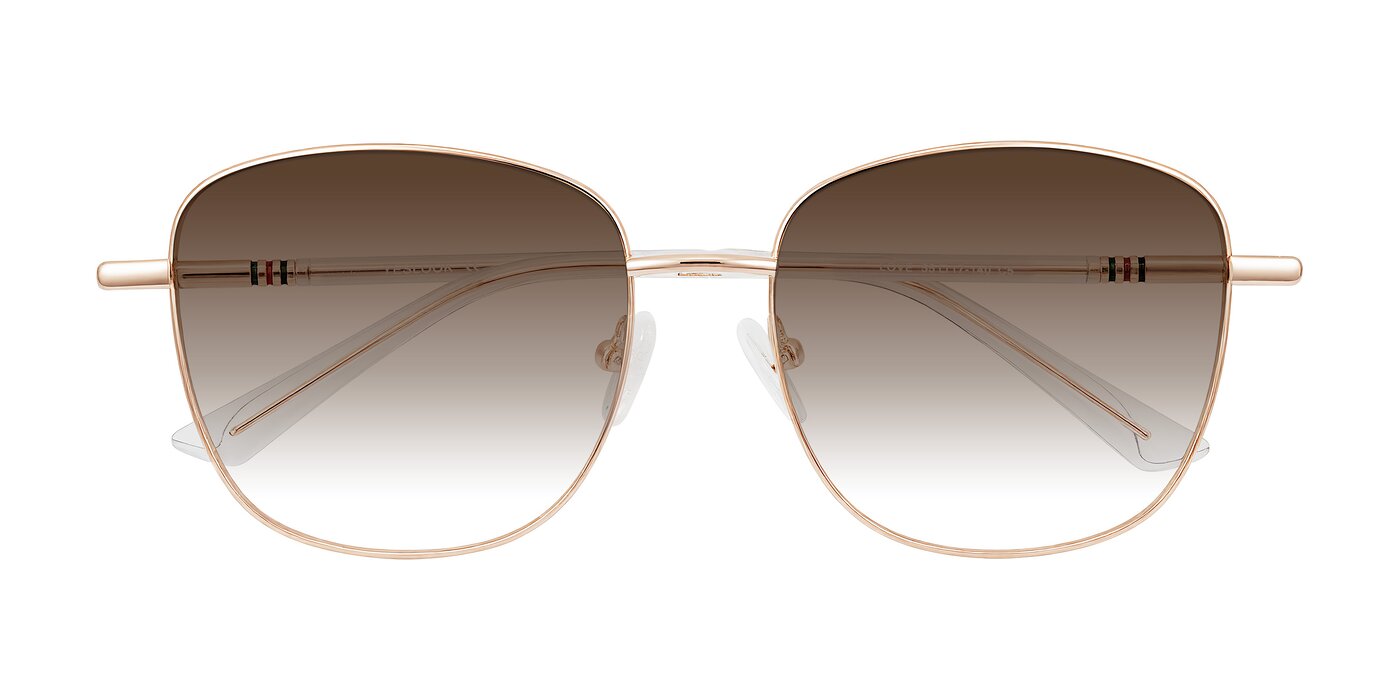 Love - Rose Gold Gradient Sunglasses