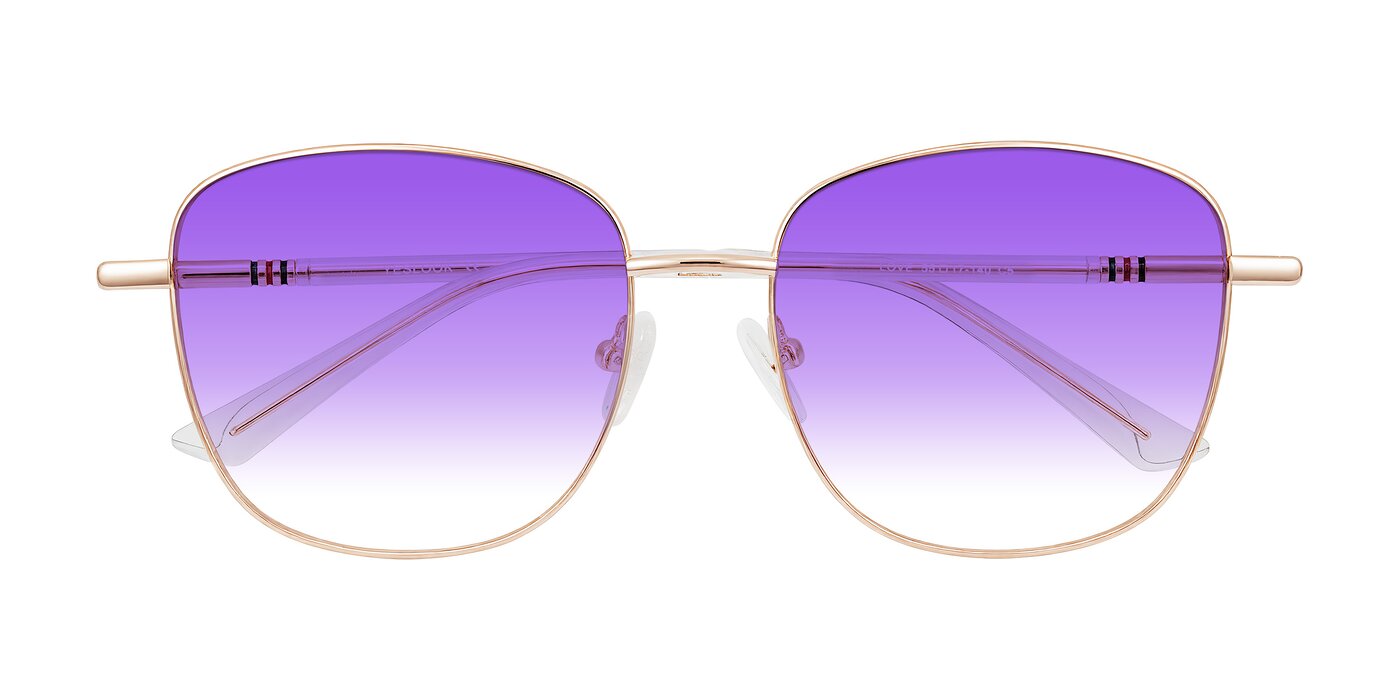 Love - Rose Gold Gradient Sunglasses