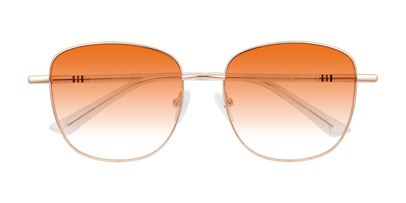Love - Rose Gold Gradient Sunglasses