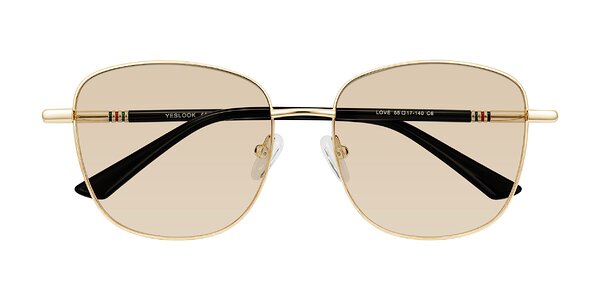 Front of Love in Light Gold