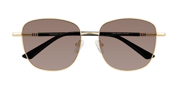 Front of Love in Light Gold