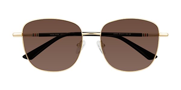 Front of Love in Light Gold