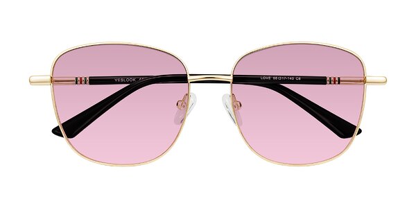 Front of Love in Light Gold