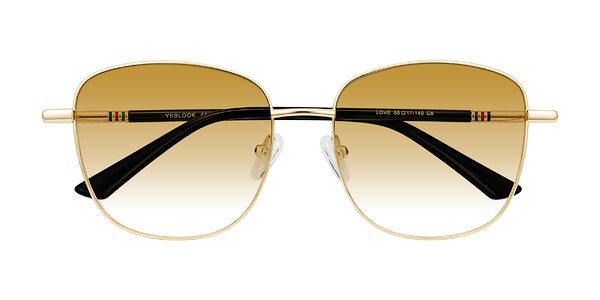 Front of Love in Light Gold