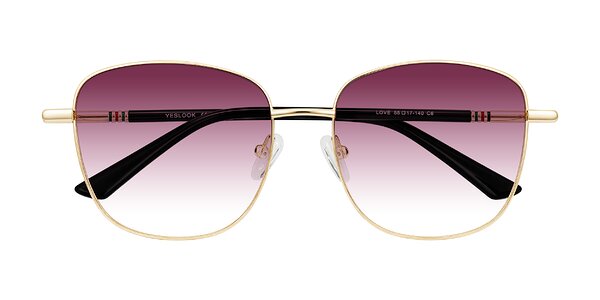 Front of Love in Light Gold