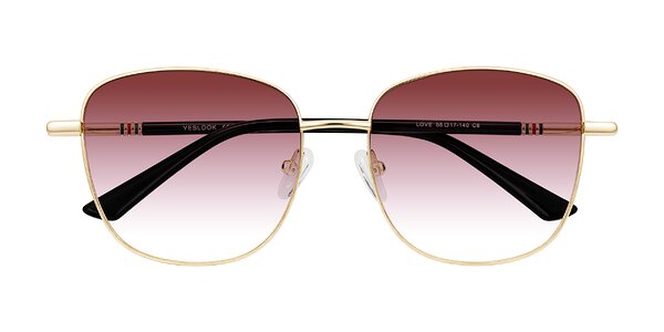 Front of Love in Light Gold