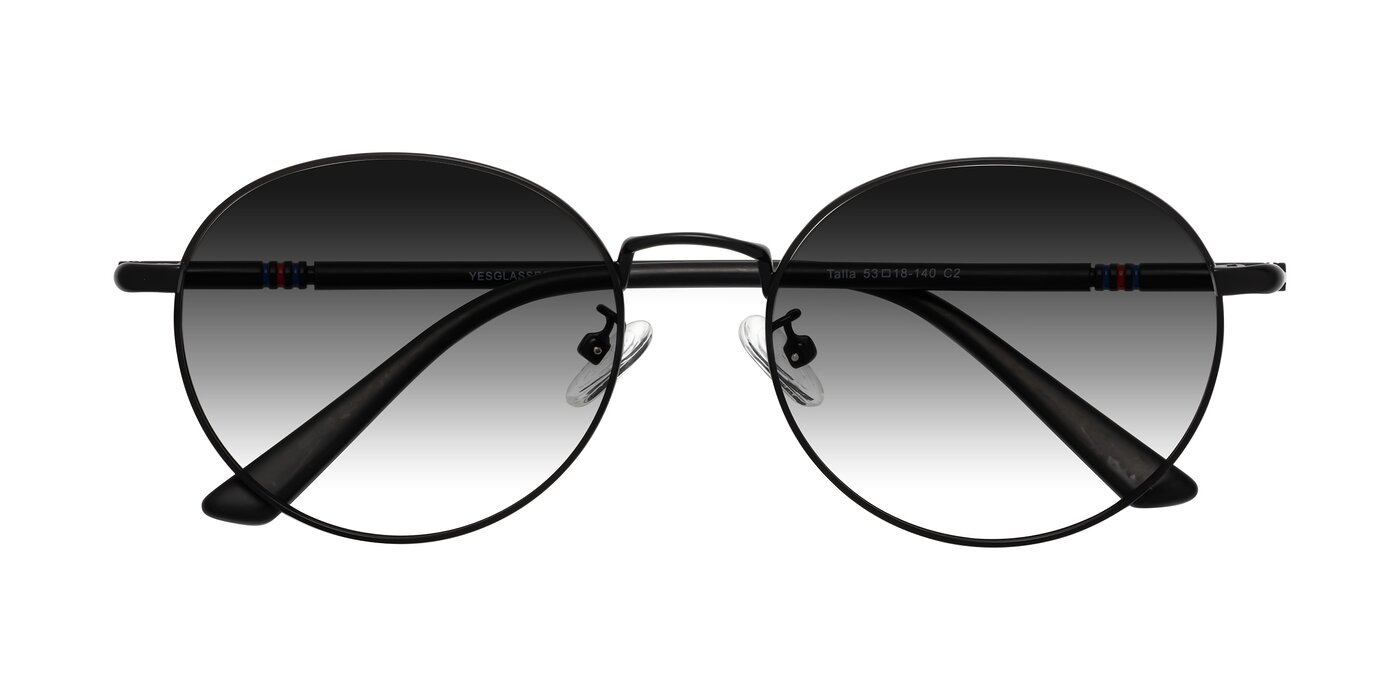 Talla - Matte Black Gradient Sunglasses