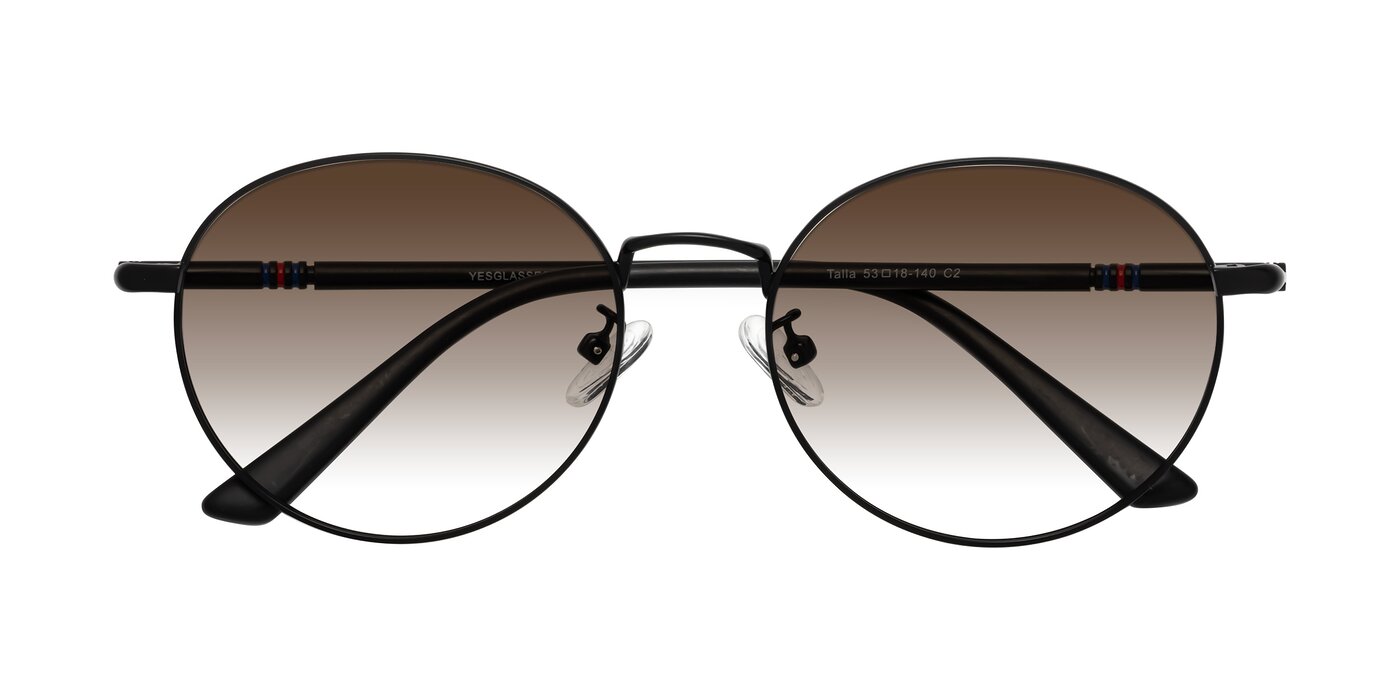 Talla - Matte Black Gradient Sunglasses