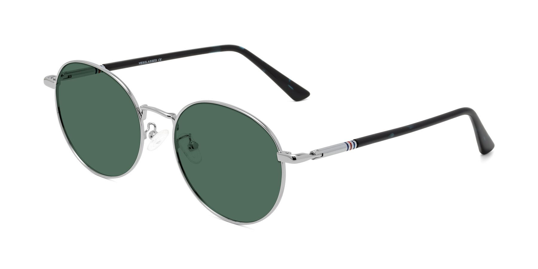 Angle of Talla in Silver with Green Polarized Lenses