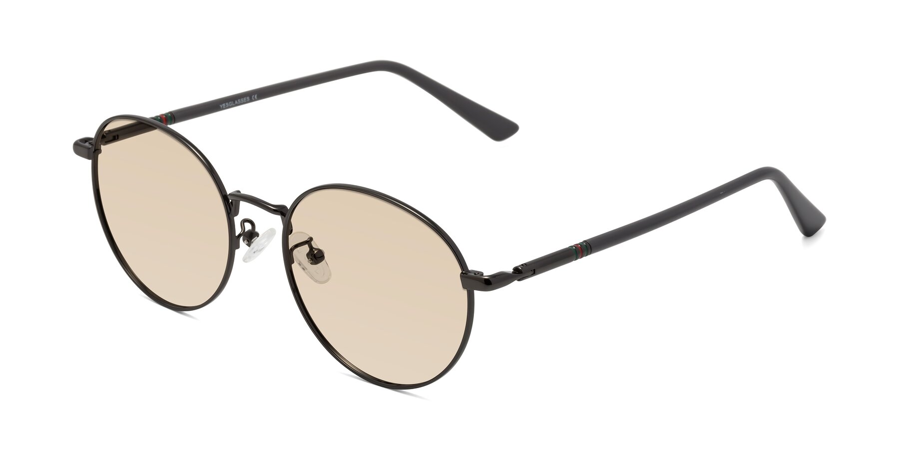 Angle of Talla in Gunmetal with Light Brown Tinted Lenses