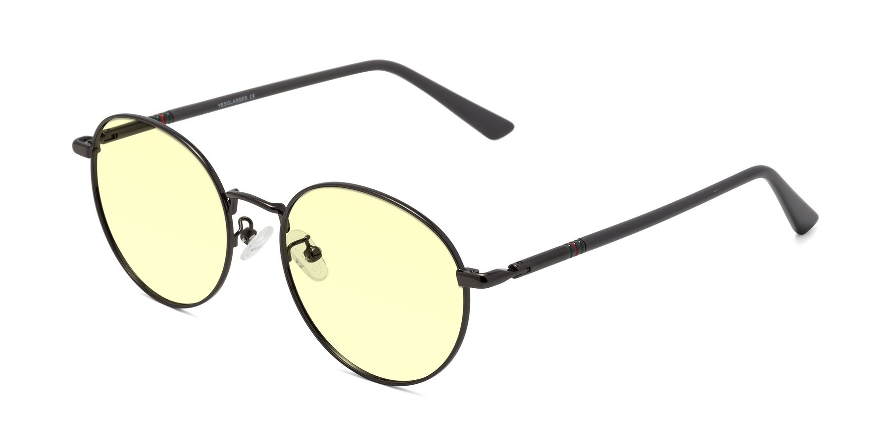 Angle of Talla in Gunmetal with Light Yellow Tinted Lenses