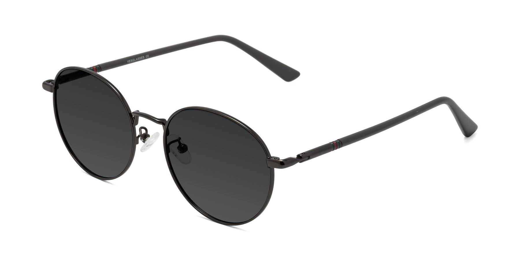 Angle of Talla in Gunmetal with Gray Tinted Lenses