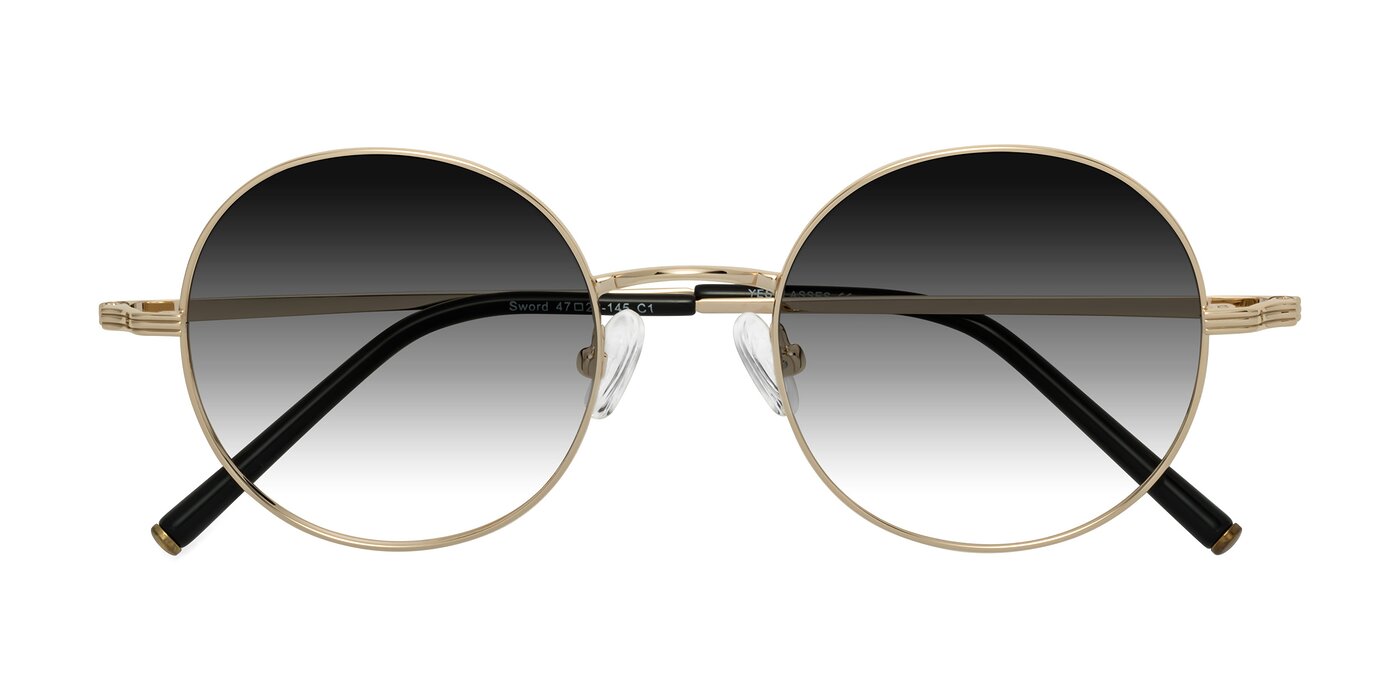 Sword - Light Gold Gradient Sunglasses