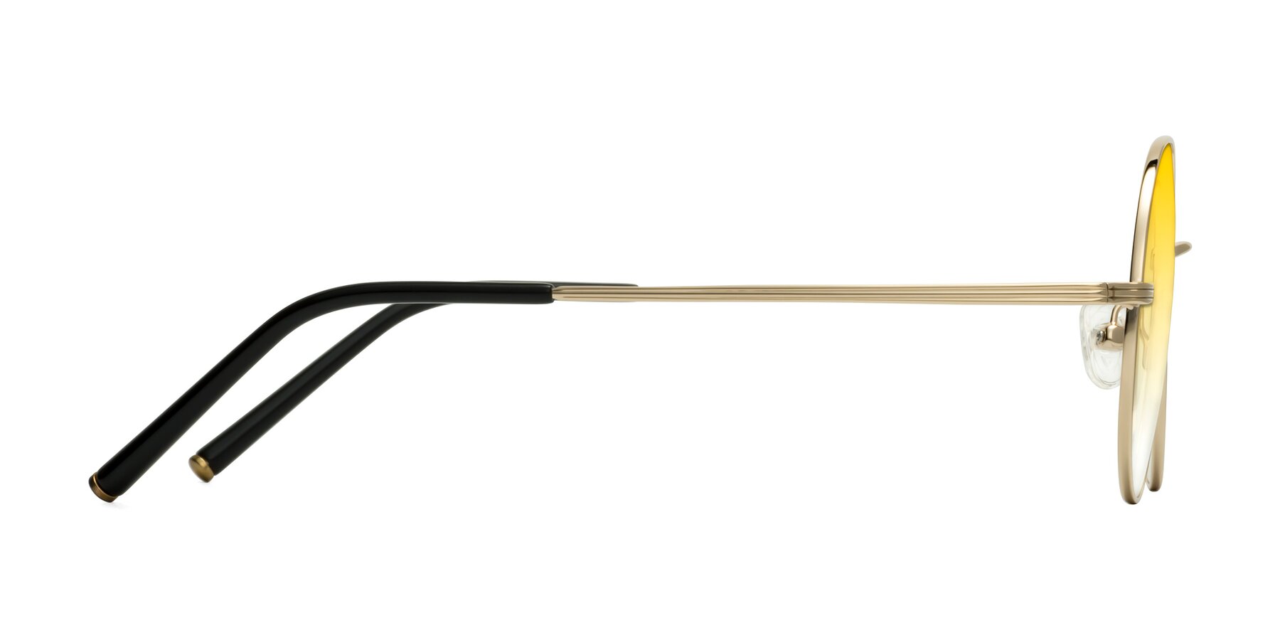 Side of Sword in Light Gold with Yellow Gradient Lenses