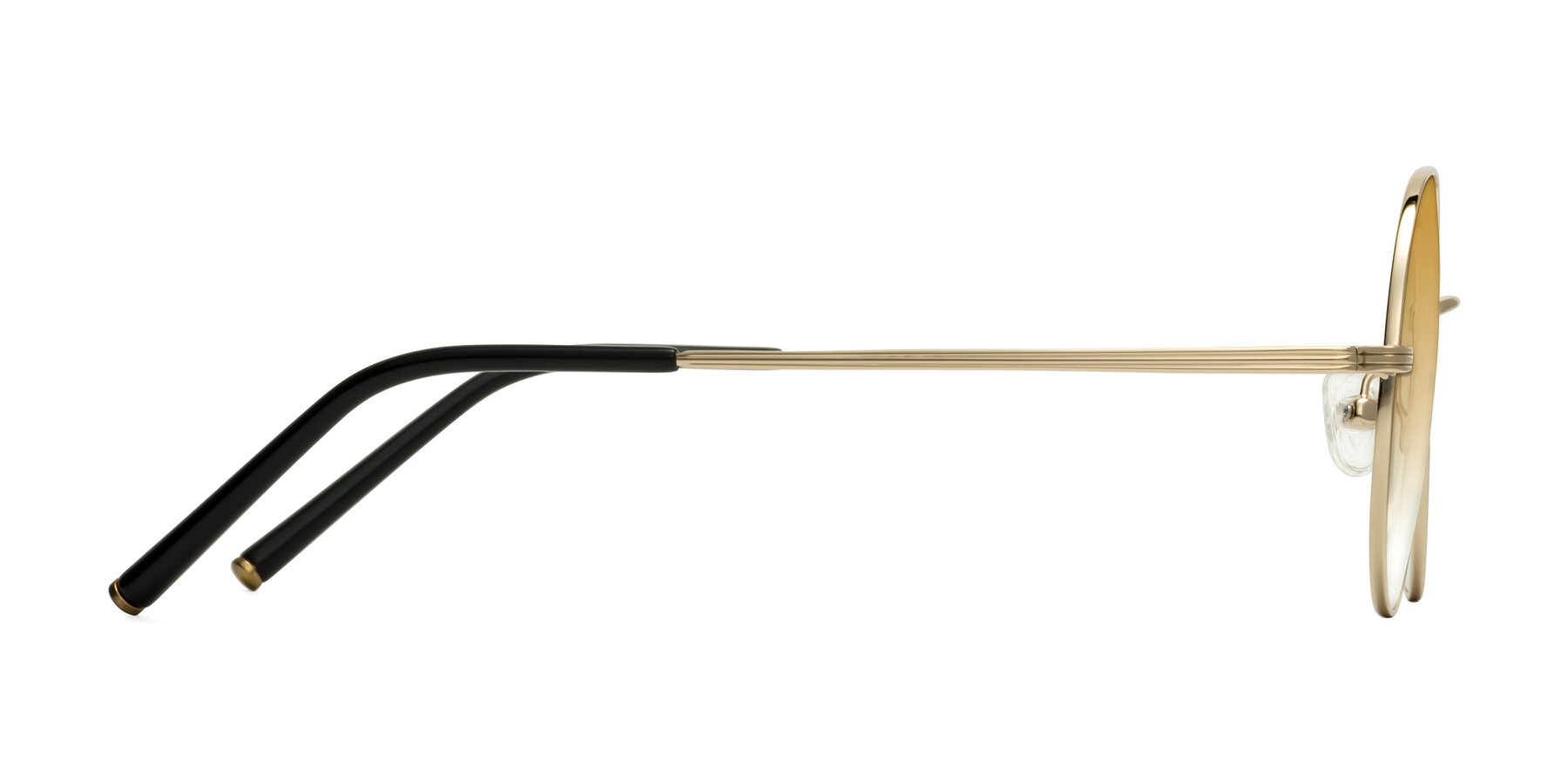 Side of Sword in Light Gold with Champagne Gradient Lenses