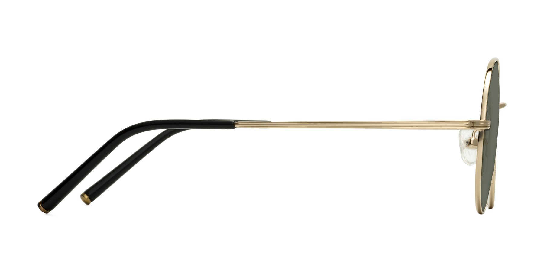 Side of Sword in Light Gold with Gray Polarized Lenses