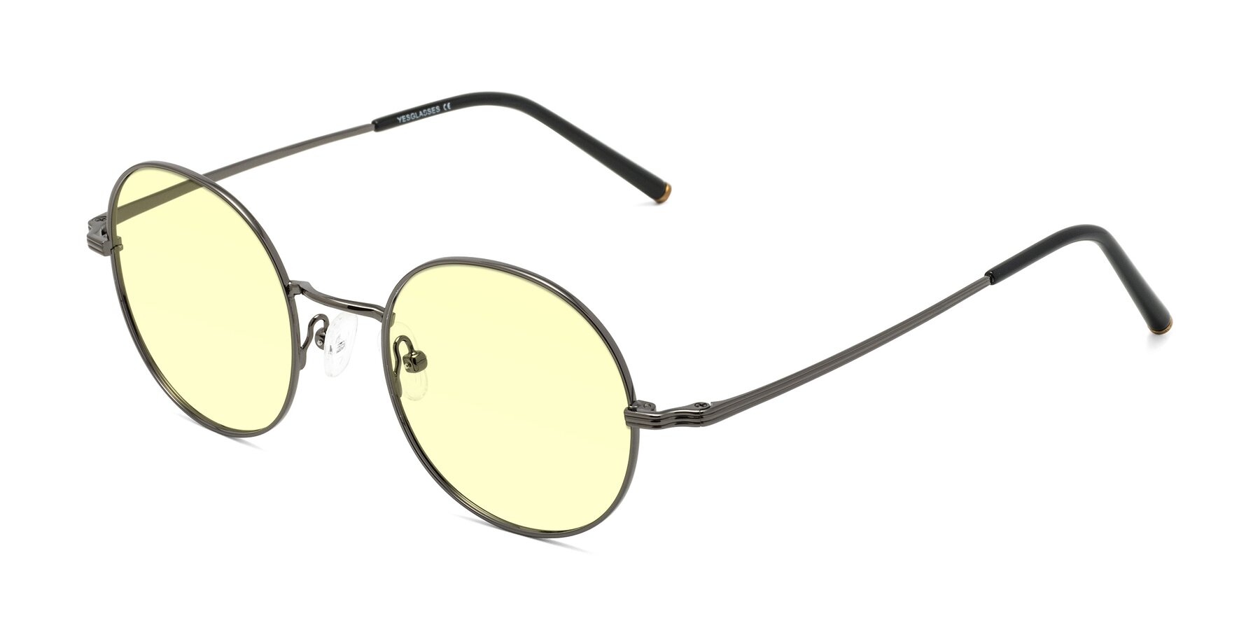 Angle of Sword in Gunmetal with Light Yellow Tinted Lenses