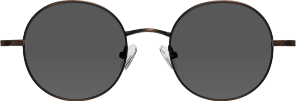 ANTIQUE BRONZE + DARK GREEN CLIP SUNGLASSES