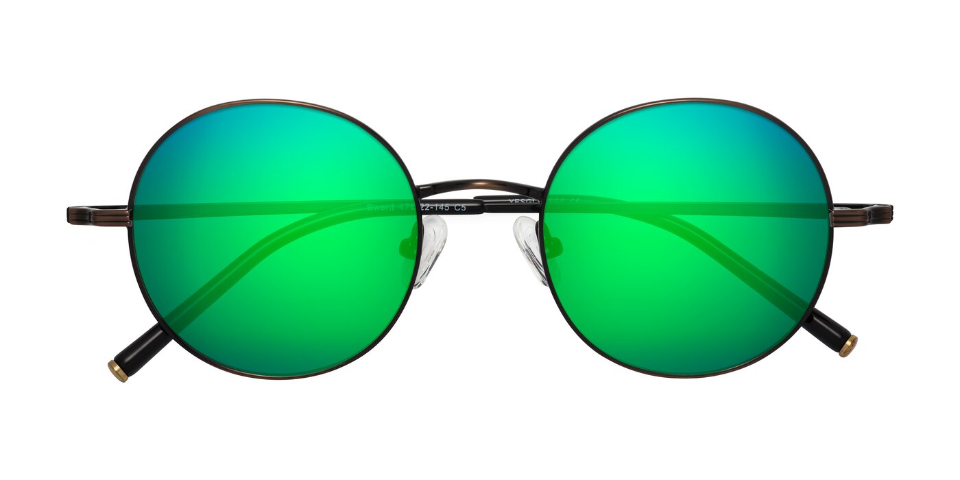 Sword - Bronze Flash Mirrored Sunglasses