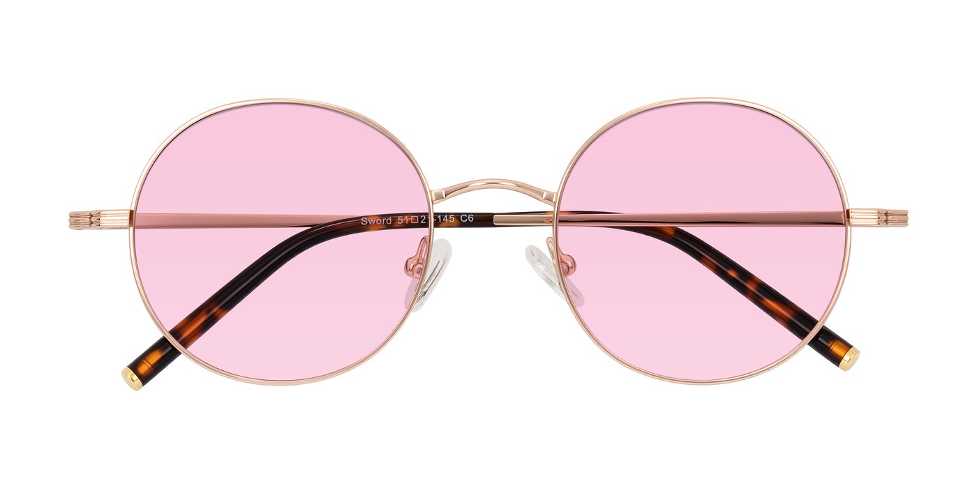 Sword - Rose Gold/Tortoise Tinted Sunglasses