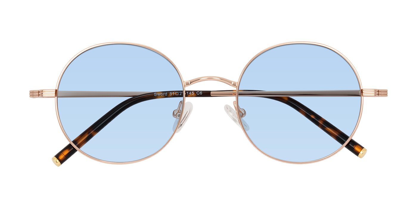 Sword - Rose Gold/Tortoise Tinted Sunglasses