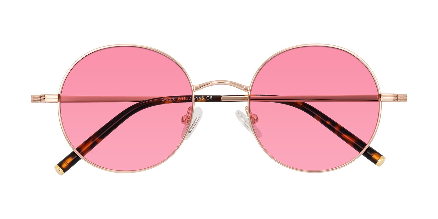 Sword - Rose Gold/Tortoise Tinted Sunglasses