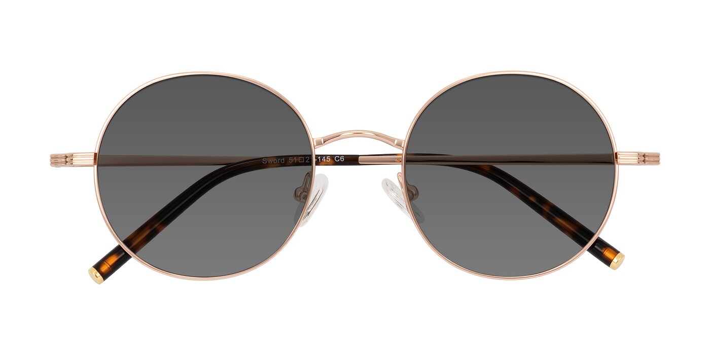 Sword - Rose Gold/Tortoise Tinted Sunglasses