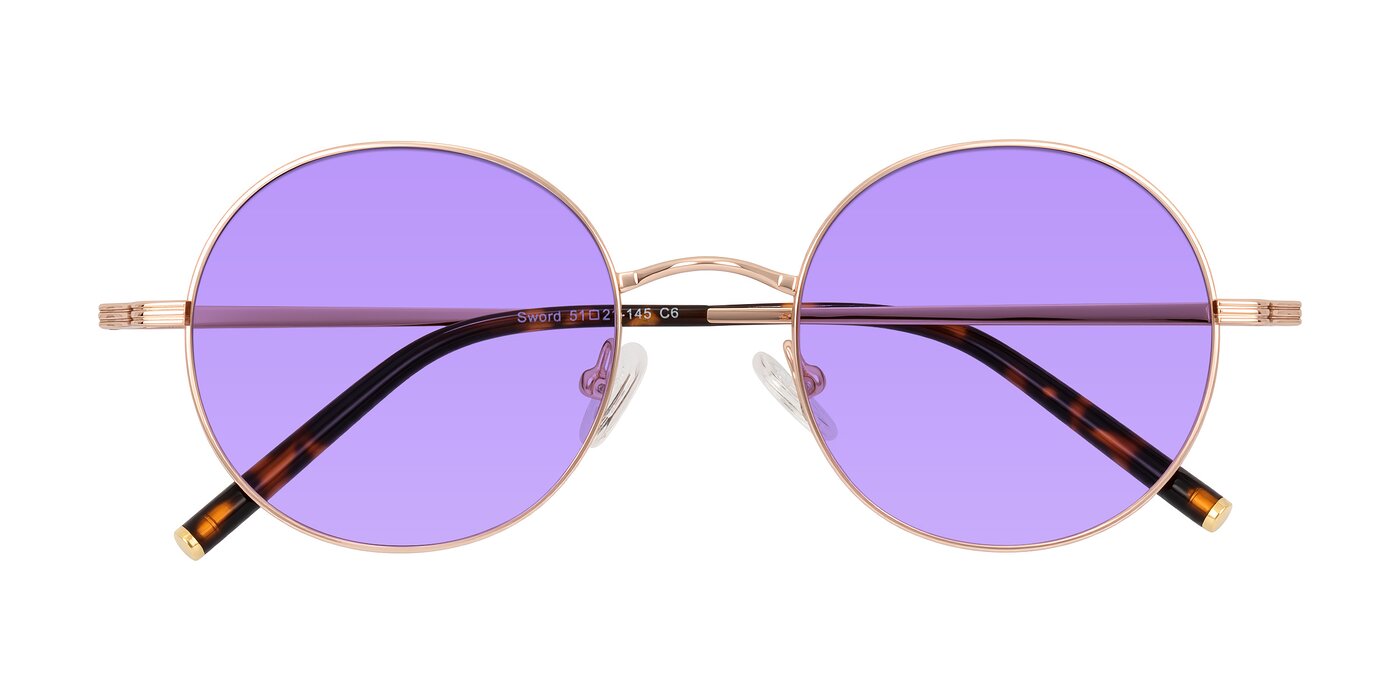 Sword - Rose Gold/Tortoise Tinted Sunglasses